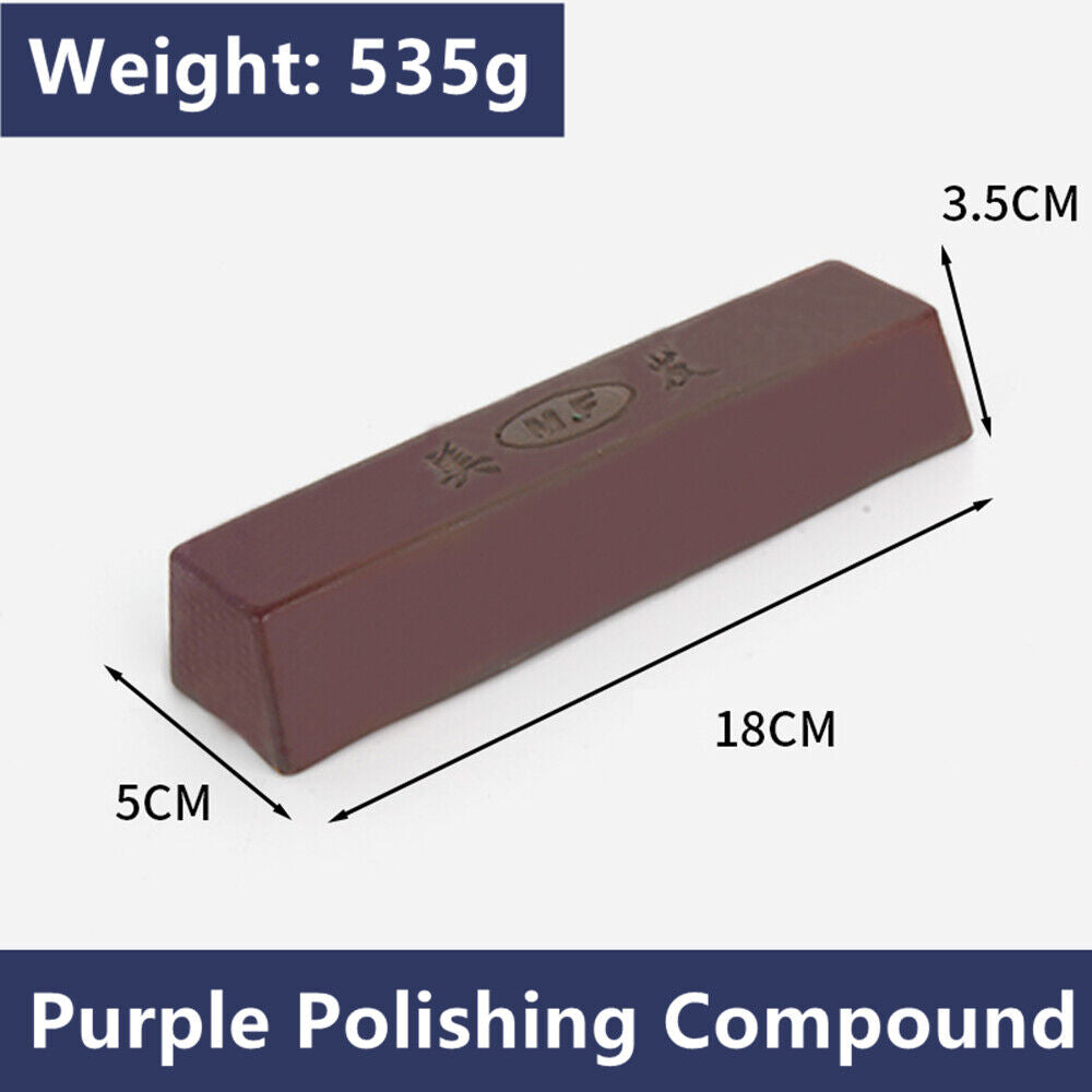 Purple 535g Stainless Steel Polishing Compound Wax Jewelry Watch Repair Tool