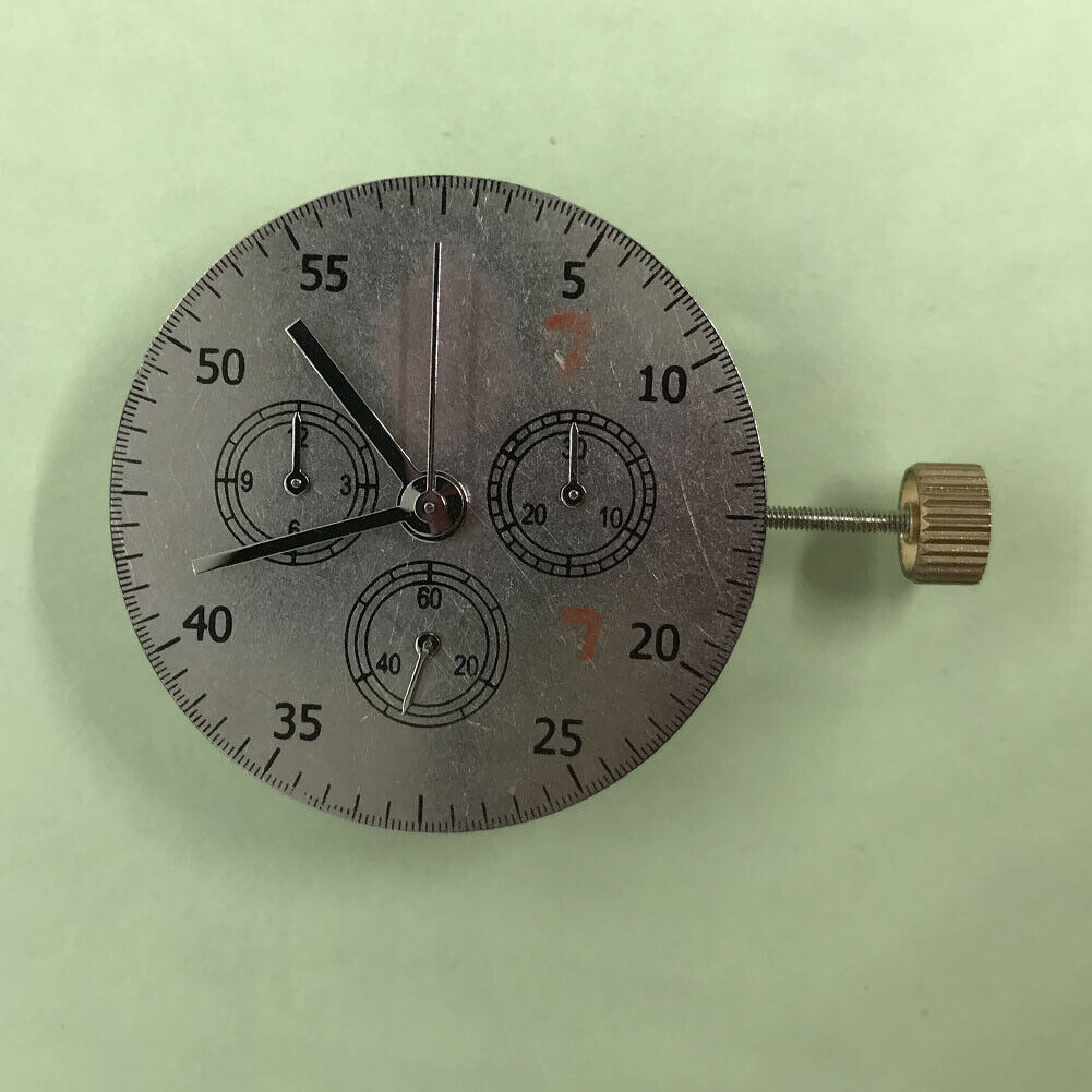 China Made 7750 Automatic Chronograph Movement @3 @6 @9 ETA 7753 Configuration
