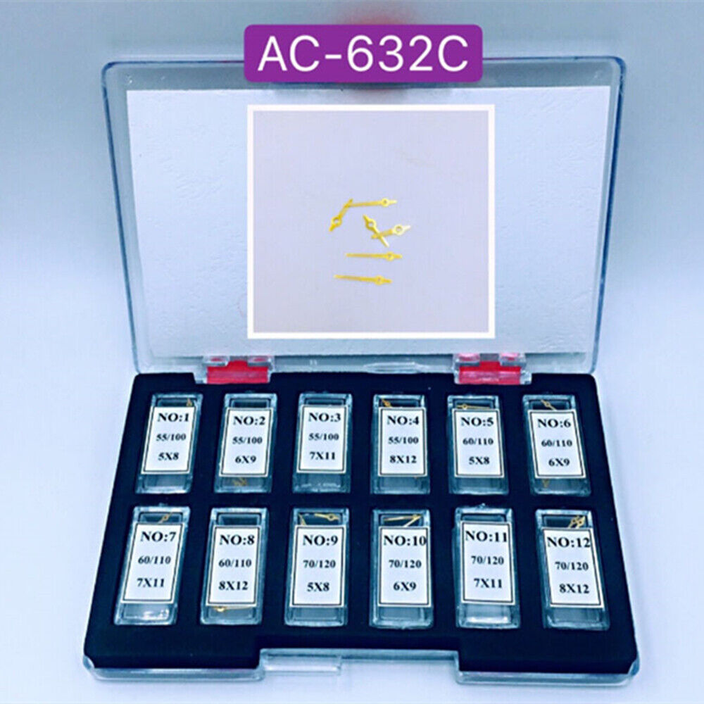 36 Pairs Luminous Hour Minute Watch Hands for Quartz Movement for Watchmaker