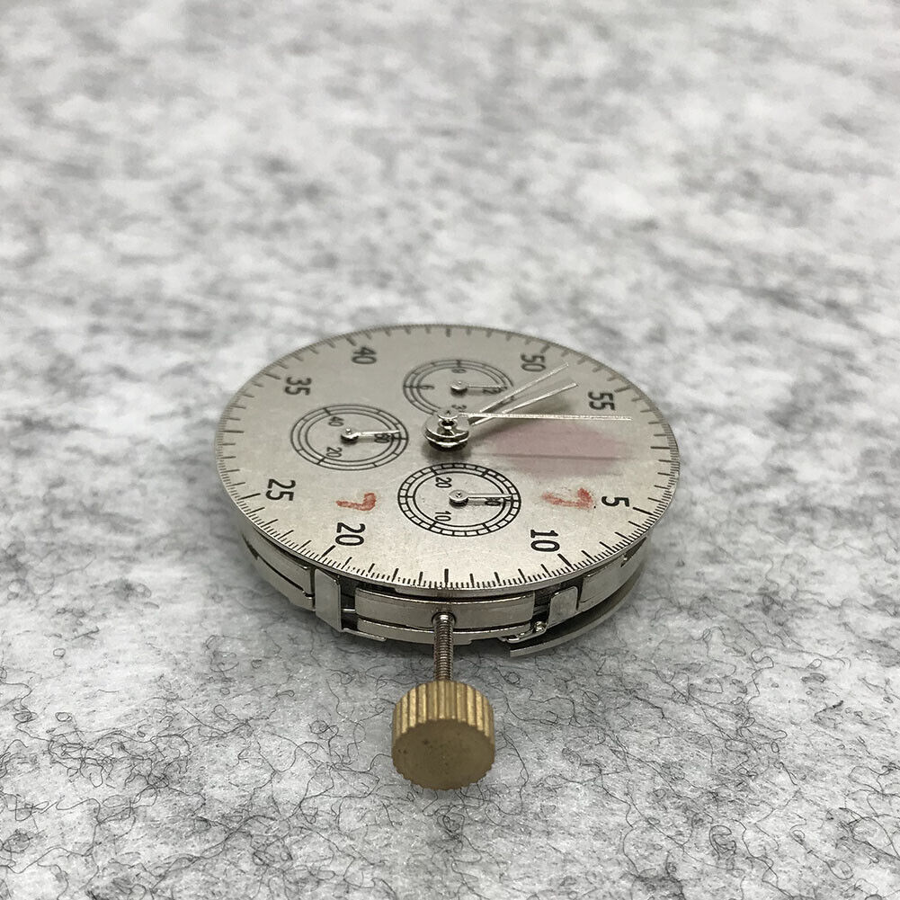 Asian 7750 Automatic Chronograph Movement @3 @6 @9 ETA 7753 Configuration