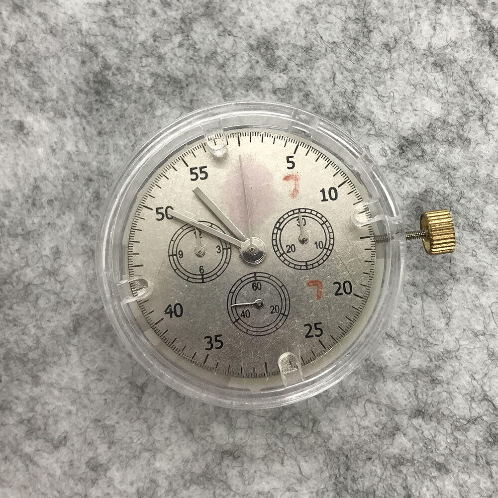 Asian 7750 Automatic Chronograph Movement @3 @6 @9 ETA 7753 Configuration