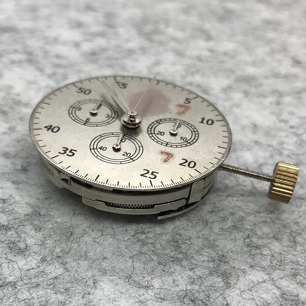 Asian 7750 Automatic Chronograph Movement @3 @6 @9 ETA 7753 Configuration