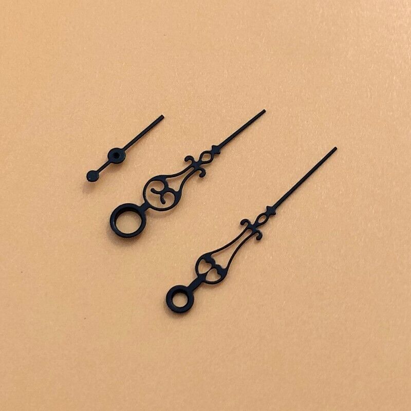 Black Floral Watch Hands for Seagull ST3600/ST3621/ETA6497/ETA6498 Movement