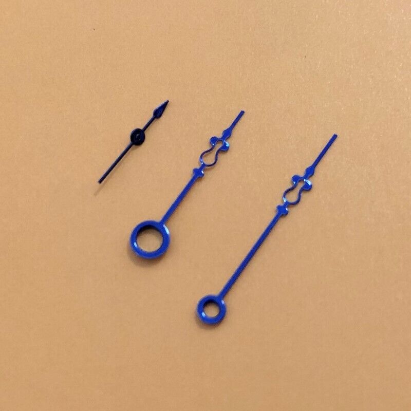 Blue Floral Watch Hands for Seagull ST3600/ST3621/ETA6497/ETA6498 Movement