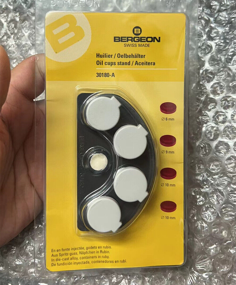 Bergeon 30180-A Watch Oil Dip Oiler Stand Die-Cast Swiss Tool