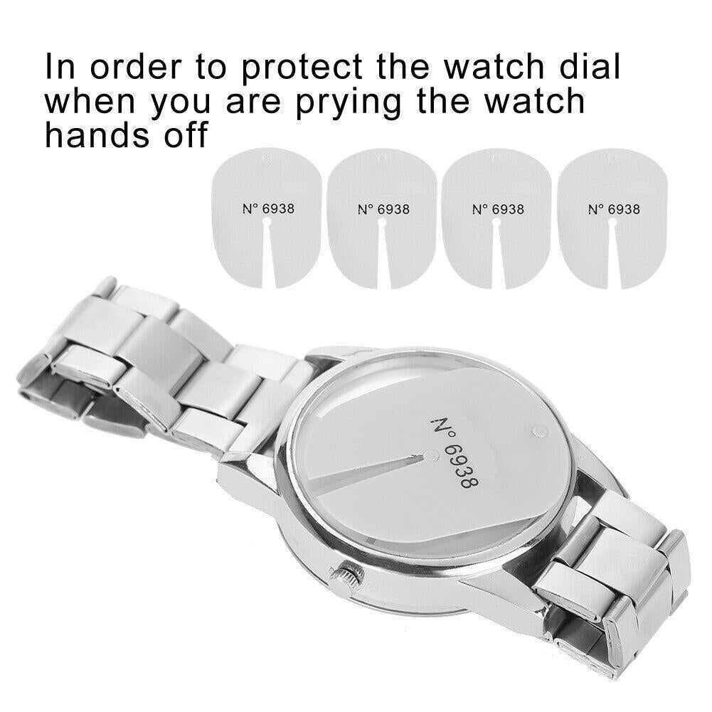 5pcs Watch Dial Protector Cover Pad for Watch Hands Remover Changing Tool