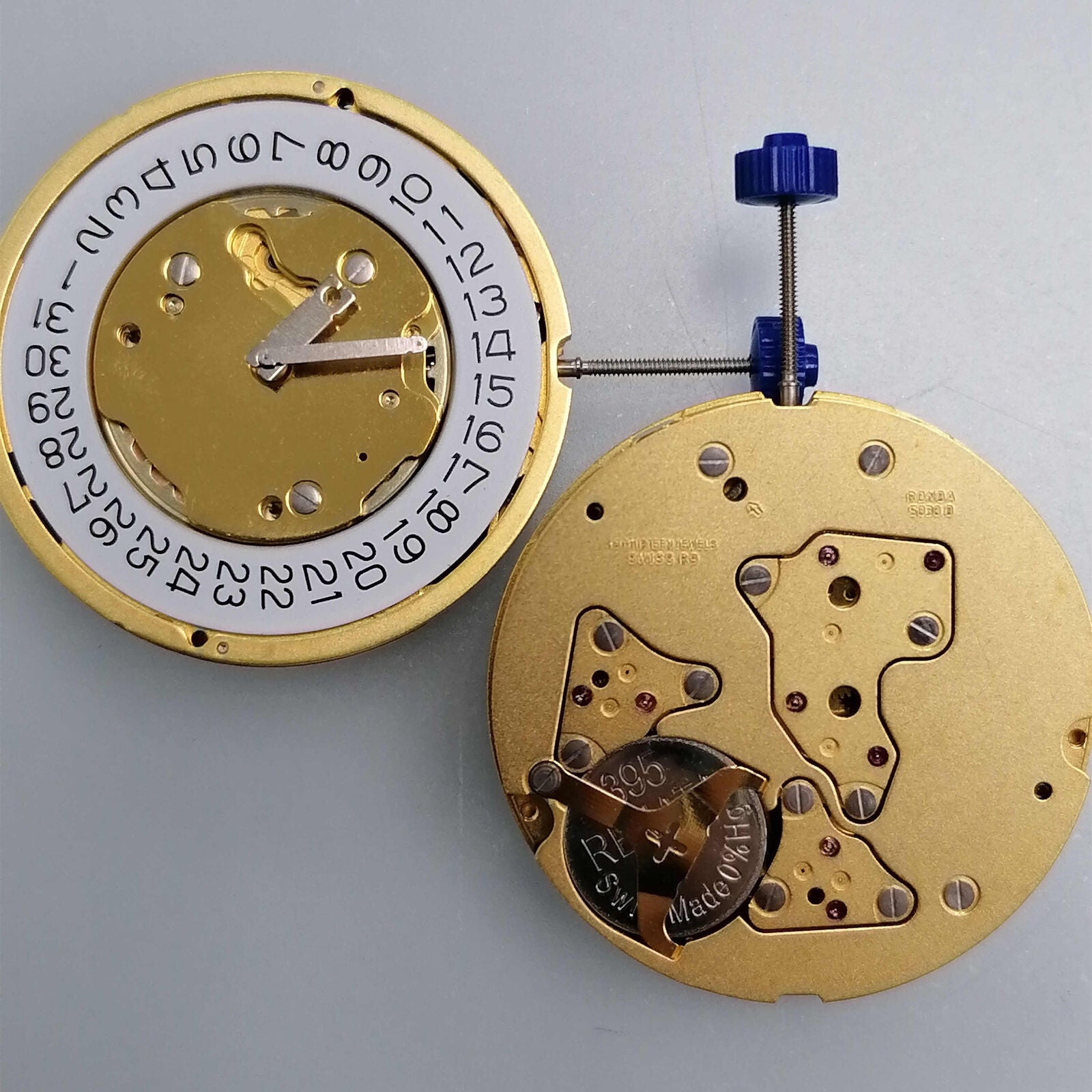 Ronda 5030D 5030.D Quartz Watch Movement Swiss Made Movement Date At 4