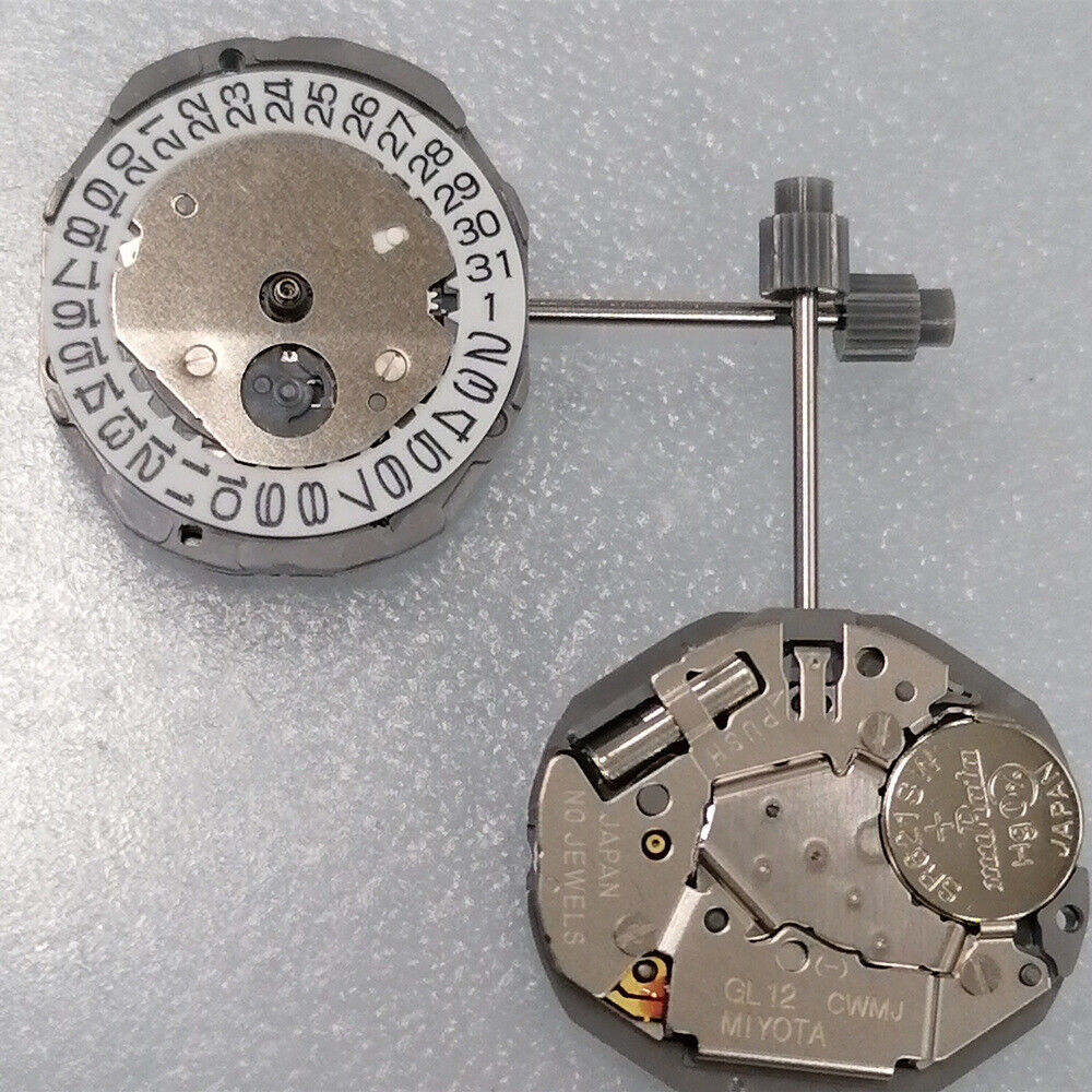 Miyota GL12 Japan Quartz Movement Japan Made 3 Hands Replacement of GL10
