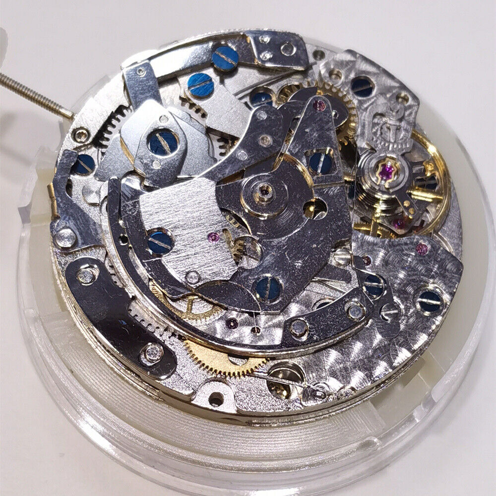 China Made 7750 Chronograph Movement 3 Hands Small Second @3@6@9 Date@12