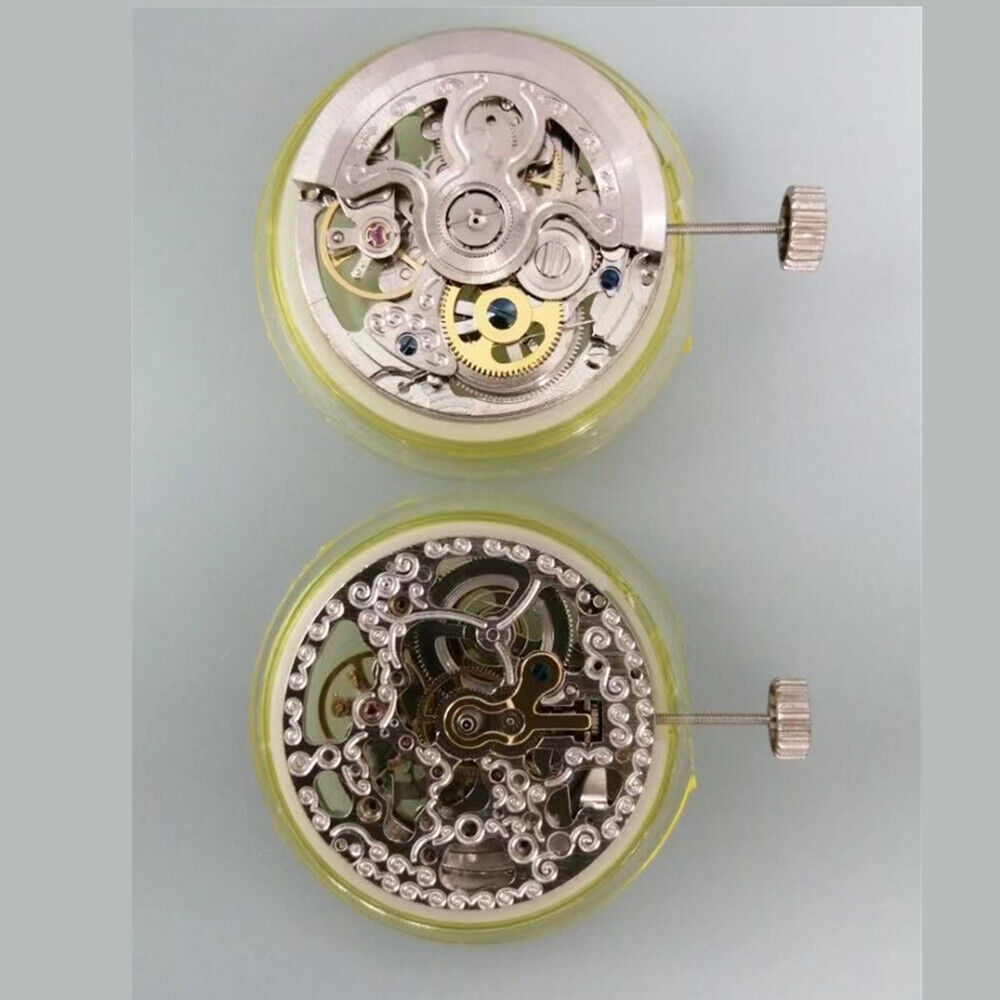 Silver Hollow 2189 Automatic Mechanical Movement China Made 3 Hands Movement