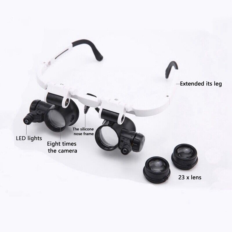 Spectacle Magnifier Multifunctional Headband Magnifying Glasses Wit