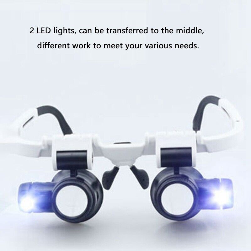 Spectacle Magnifier Multifunctional Headband Magnifying Glasses Wit