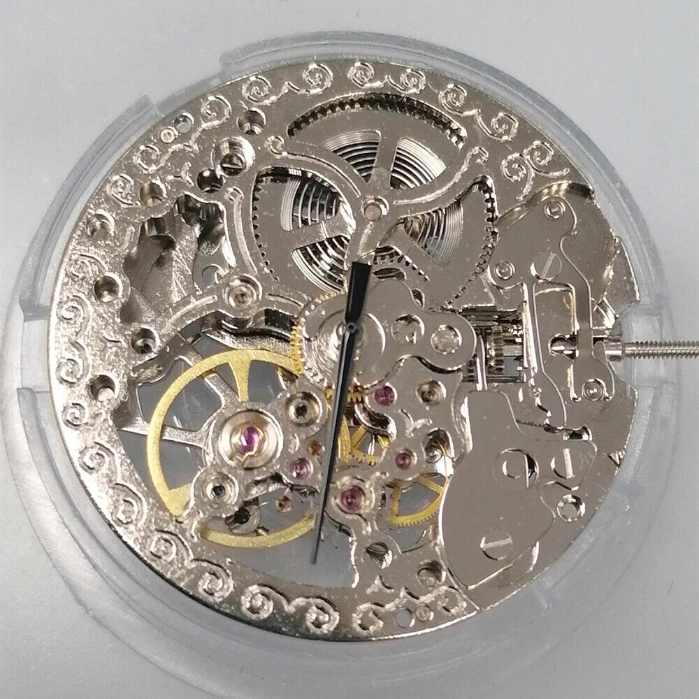 Asian Silver Tianjin TY2807 T16 Hollow Automatic Mechanical Movement Replacement