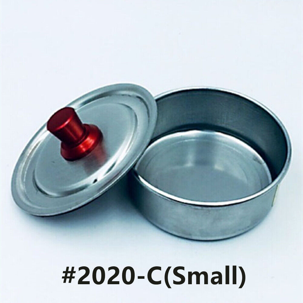 63mm Stainless Steel Watch Oil Benzine Cup with Anti-Leak Cover Watchmakers Tool