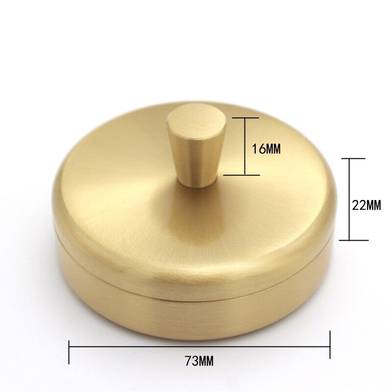 73mm Brass Watch Oil Benzine Cup with Anti-Leak Cover Watchmakers Tool with Lid