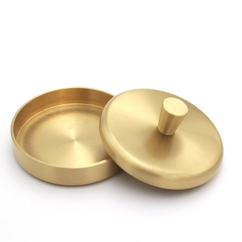 73mm Brass Watch Oil Benzine Cup with Anti-Leak Cover Watchmakers Tool with Lid