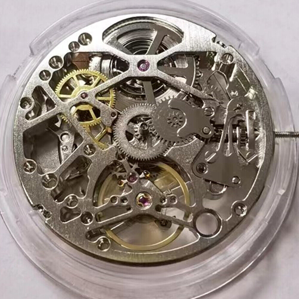 New Tianjin Seagull ST25 Silver Automatic Mechanical Movement 3 Hands Hollow