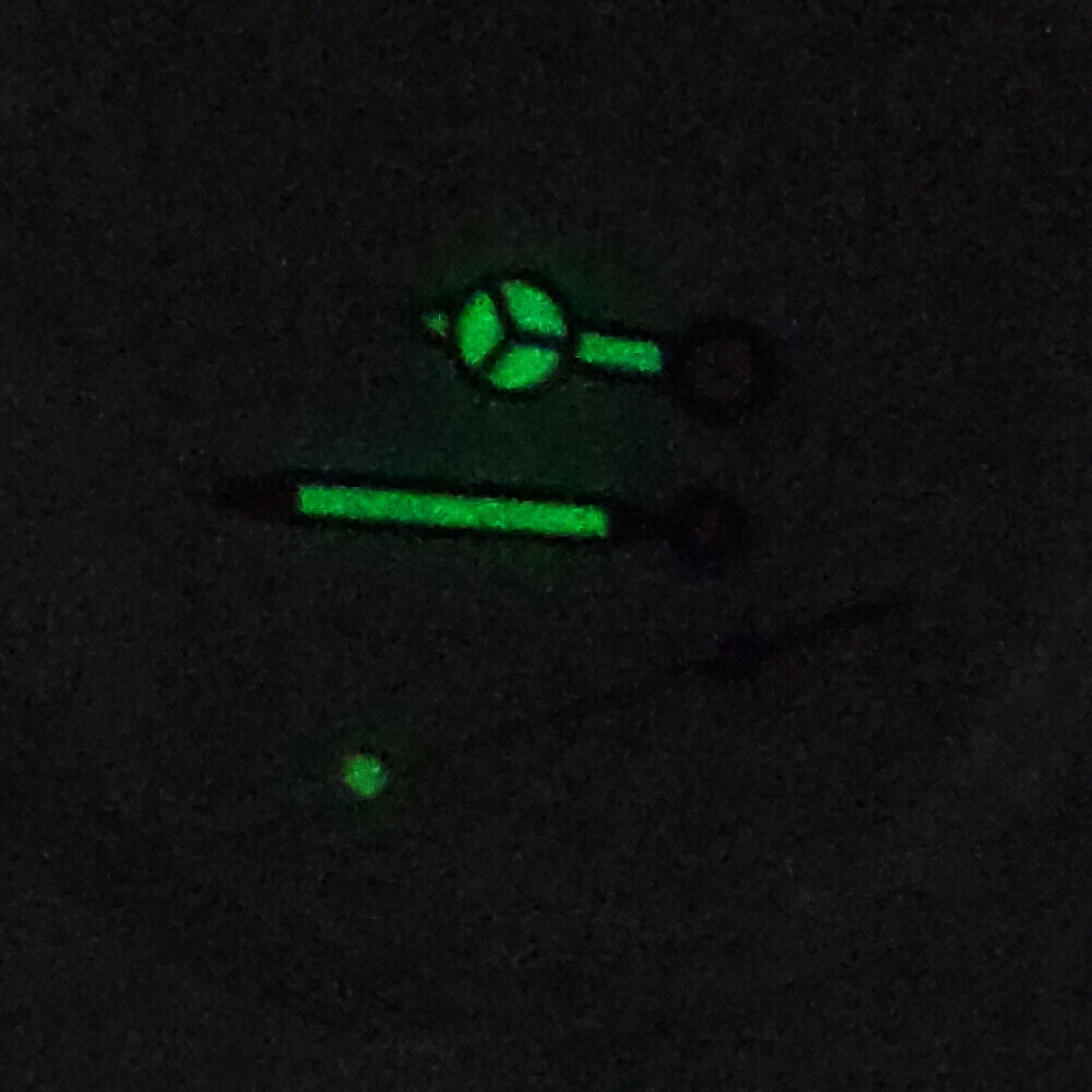 7.75*12*13MM Silver Trim Green Luminous Watch Hands For NH35A/NH36A Movement