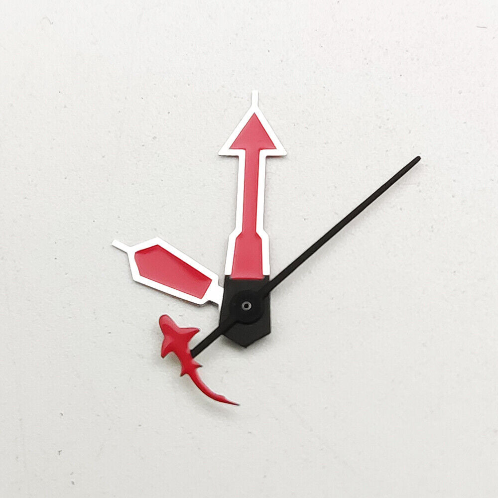 8*12*12.5MM Silver Trim Fish Second Watch Hand For NH35A/NH36A/4R36 Movement