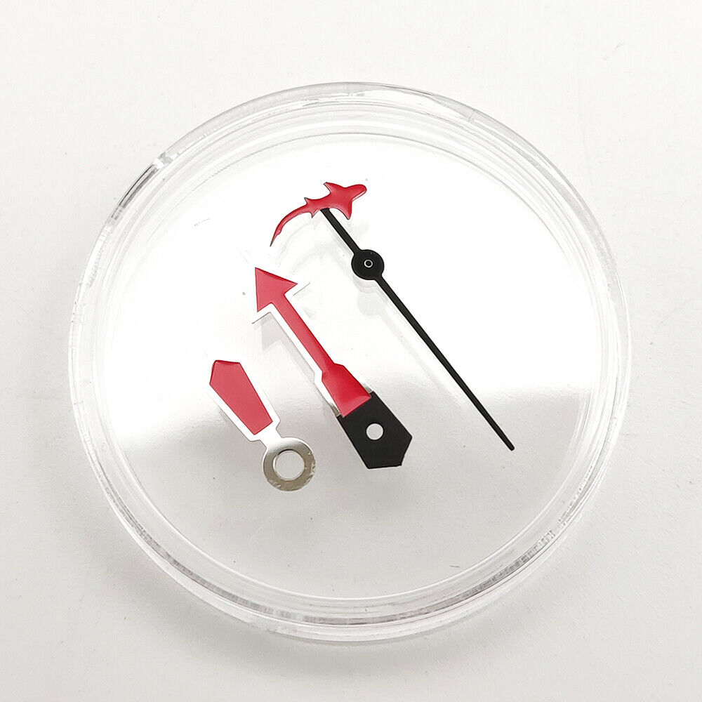 8*12*12.5MM Silver Trim Fish Second Watch Hand For NH35A/NH36A/4R36 Movement