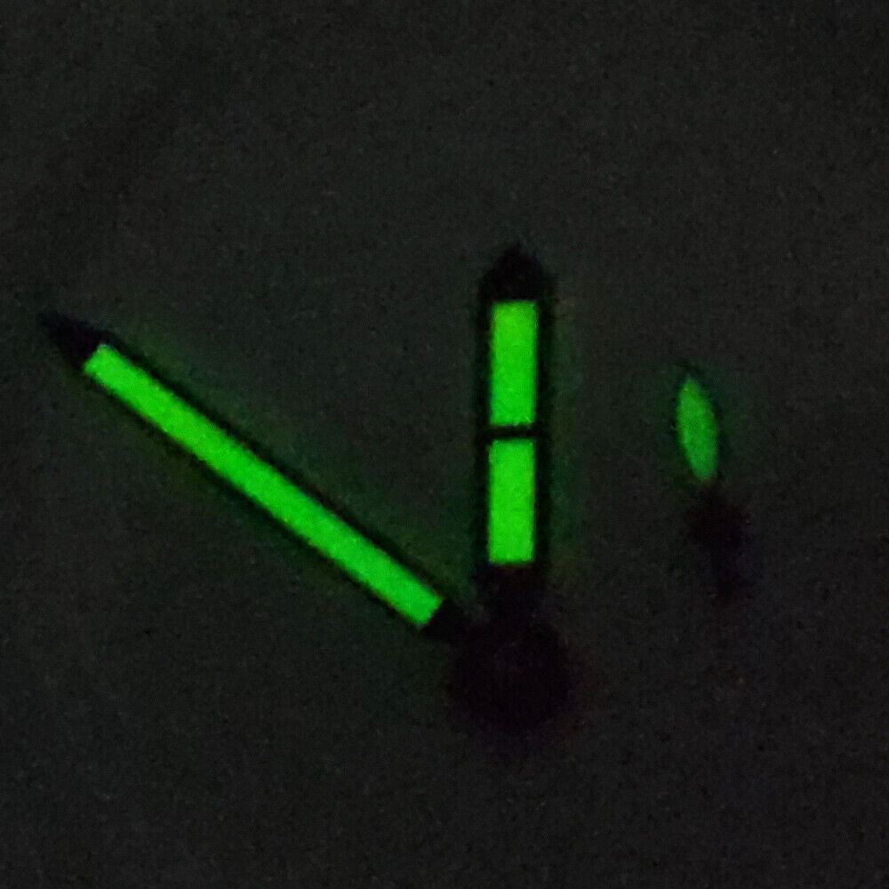 4.5*16*11.5MM Black Trim Green Luminous Watch Hand For ST3600/6497/6498 Movement