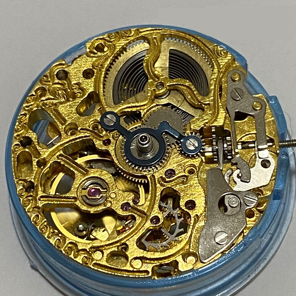 Asian 2813 Golden Hollow Automatic Mechanical Movement 8205 8200 Replacement
