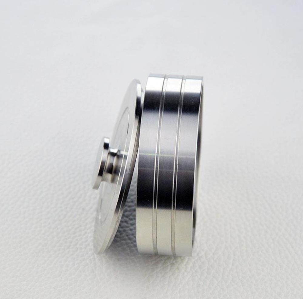 76mm Flat-round 304 Stainless Steel Watch Oil Benzine Cup with Anti-Leak Cover
