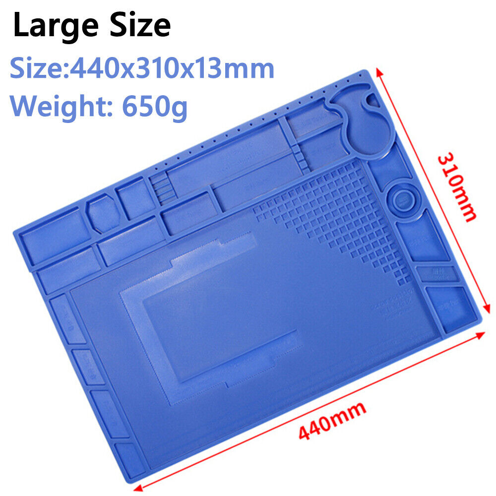 Large Magnetic Silicone Insulation Pad Thermostable Anti-corrosive Watch Repair