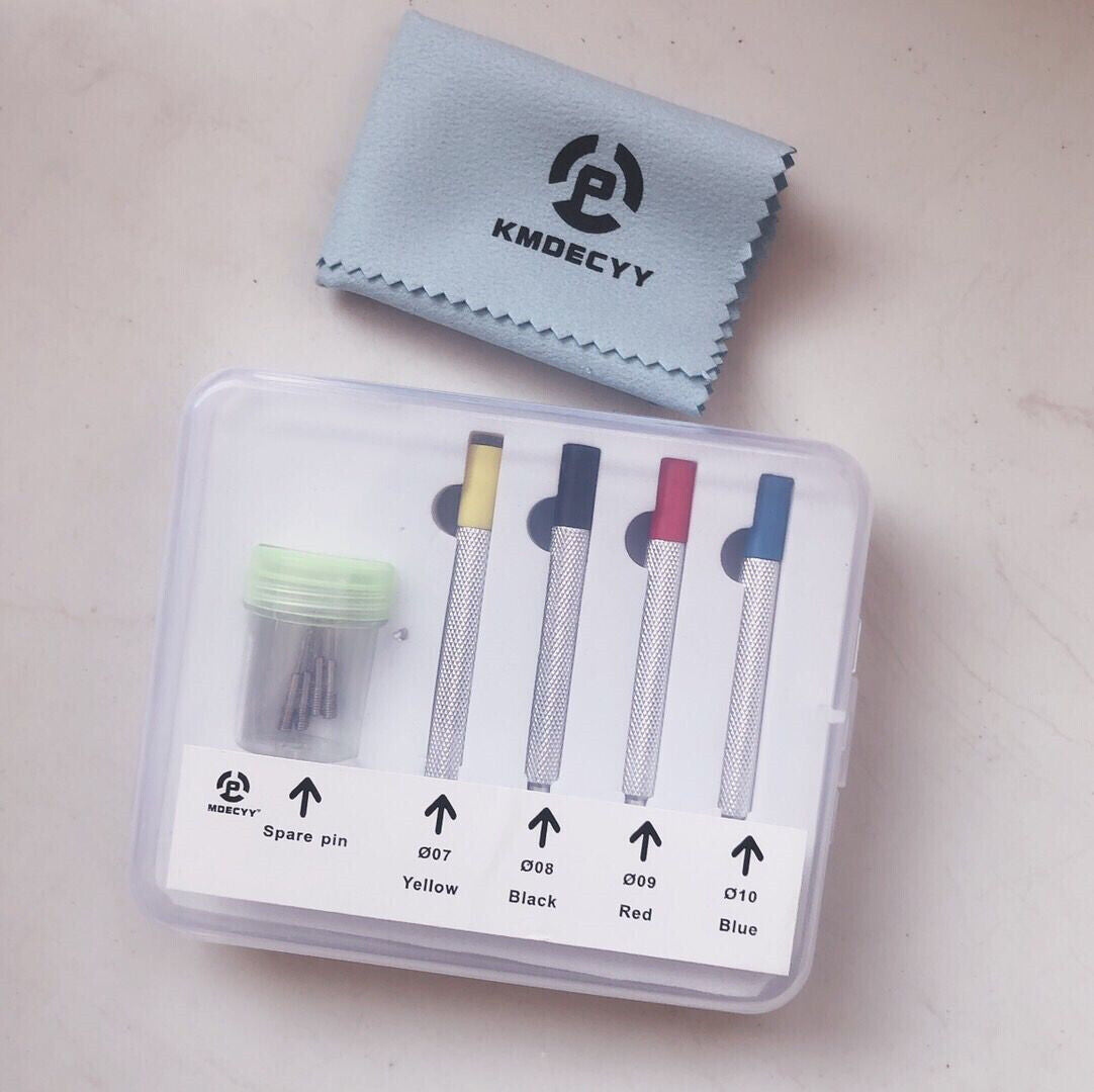 Assortment of Watch Pin Punch 0.7mm 0.8mm 0.9mm 1.0mm for Bracelet Band