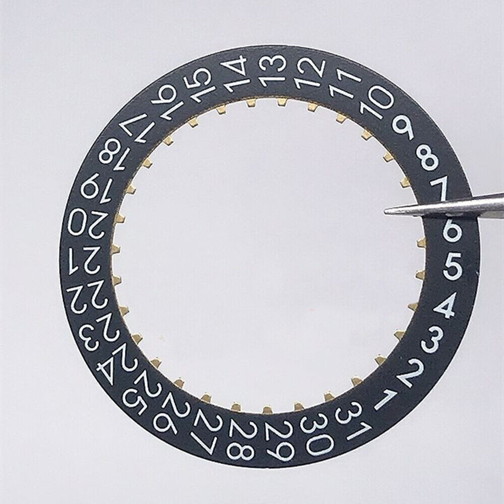 Black Original Disk Wheel Date Wheel For Movement Omega 2500 Date@3