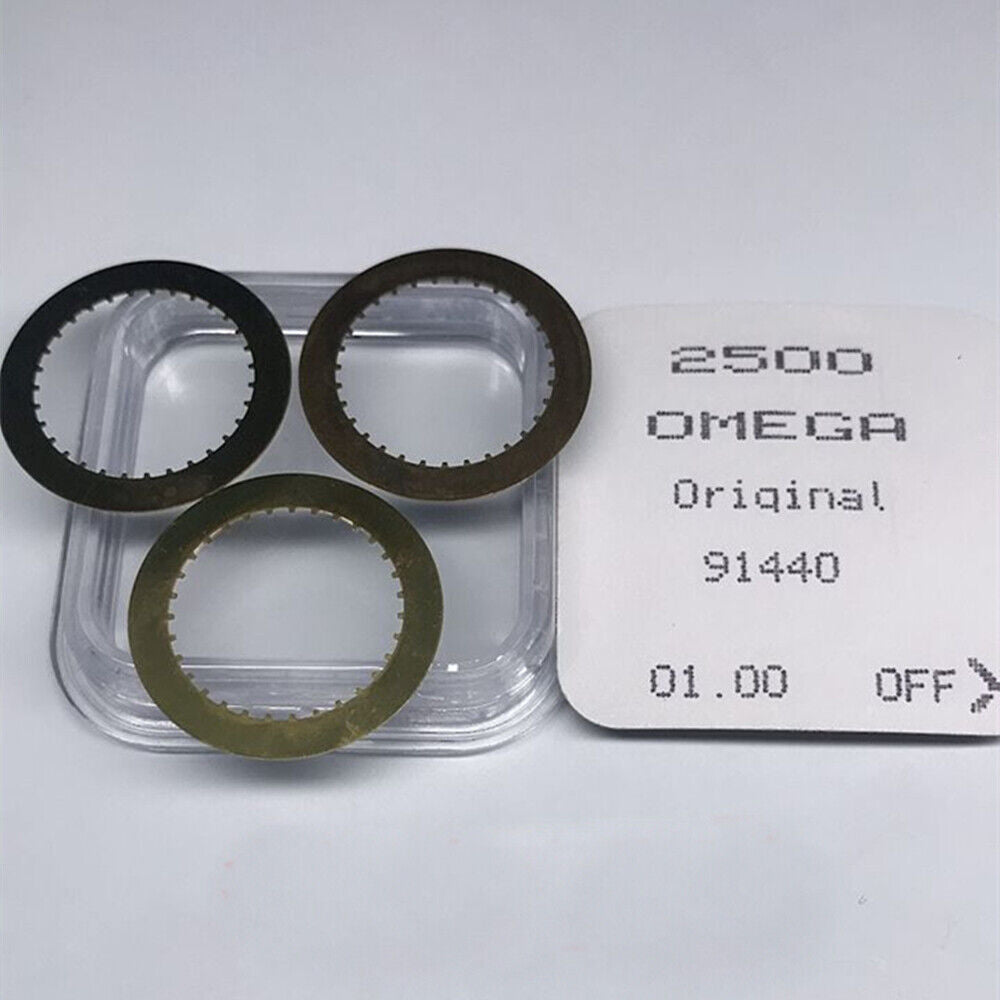 Black Original Disk Wheel Date Wheel For Movement Omega 2500 Date@3