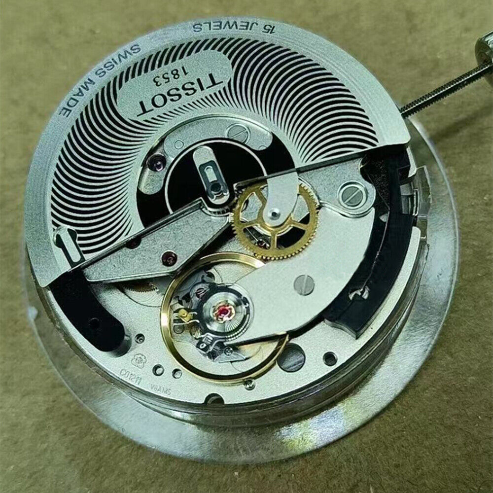 Swiss Made Genuine ETA C01.211 Chronograph Mechanical Movement 1853 White Dial