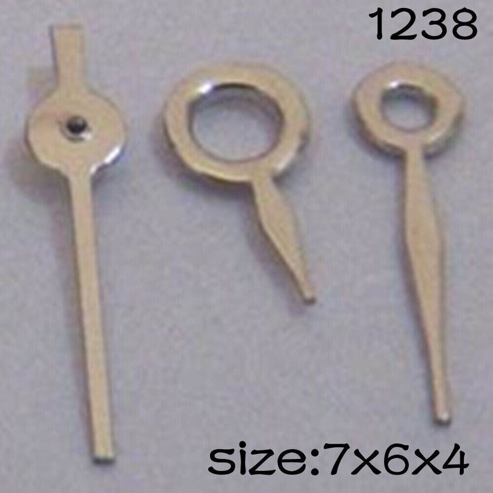 Silver Set of Watch Hands for Miyota 2035 Movement 7mm/6mm/4mm Length NO.1238