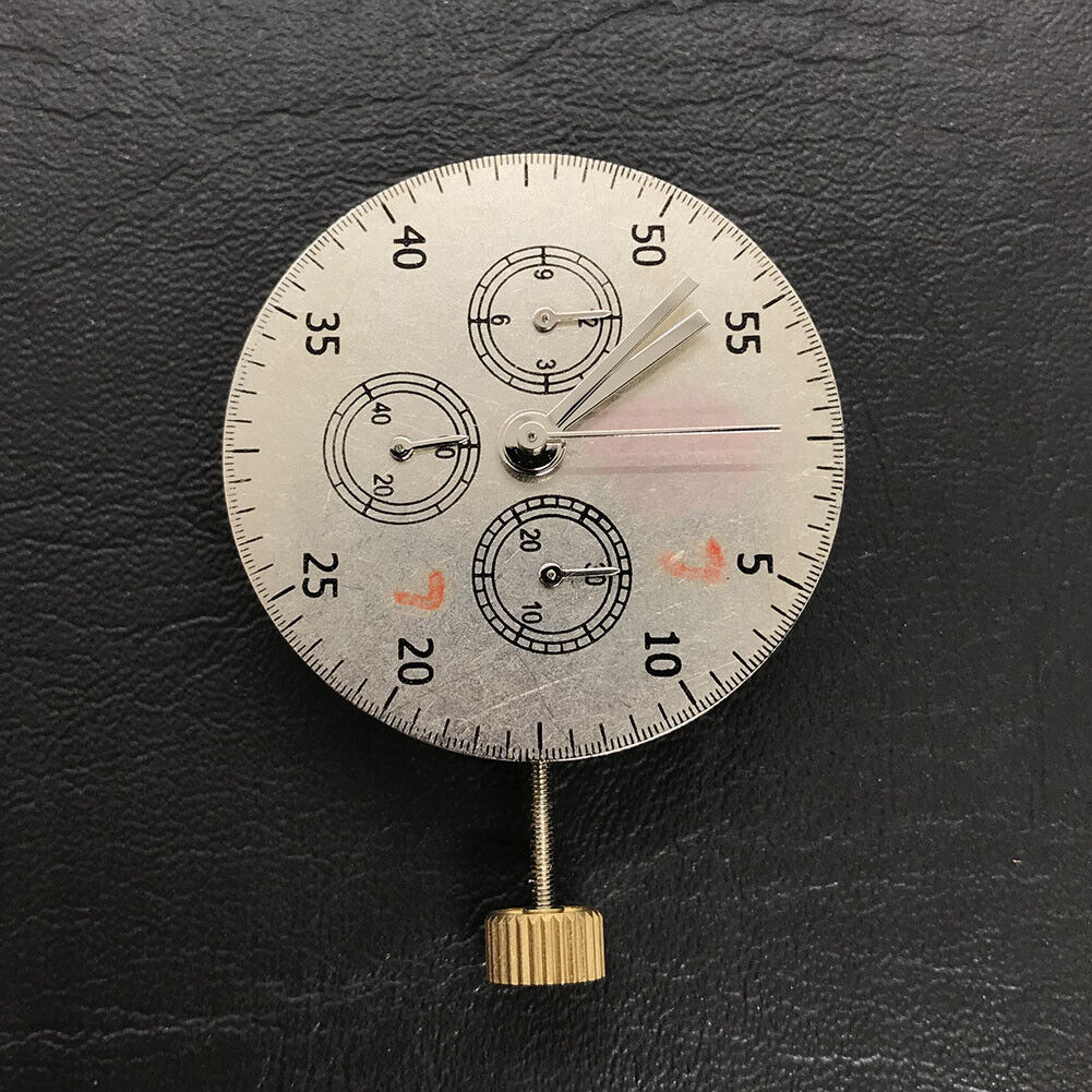 Asian 7750 Automatic Chronograph Movement @3 @6 @9 ETA 7753 Configuration