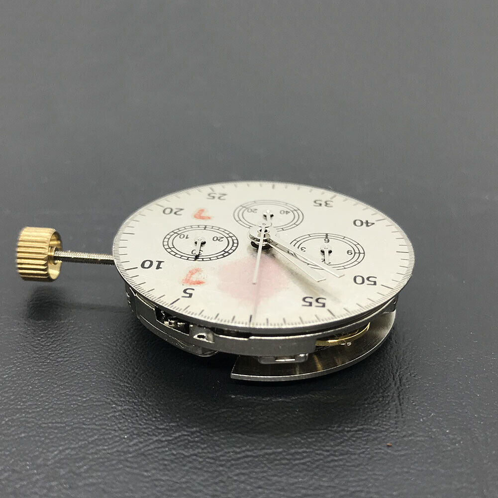 Asian 7750 Automatic Chronograph Movement @3 @6 @9 ETA 7753 Configuration