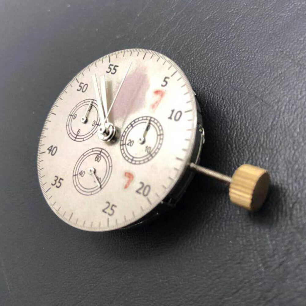 Asian 7750 Automatic Chronograph Movement @3 @6 @9 ETA 7753 Configuration