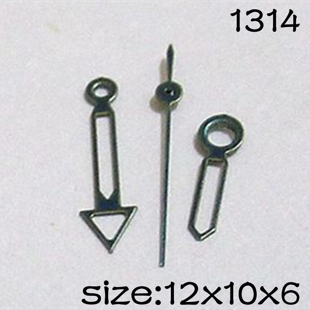 Dark Green Watch Hands for Miyota 2015 Movement 12mm/10mm/6mm Length #1314