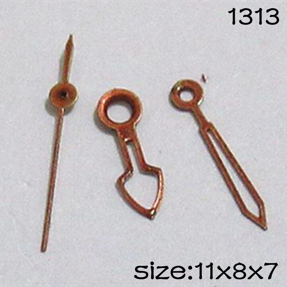 Orange Set of Watch Hands for Miyota 2015 Movement 11mm/8mm/7mm Length NO.1313