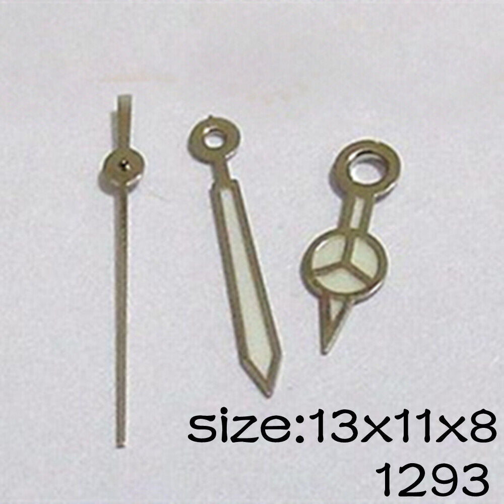Luminous Set of Watch Hands for Miyota 2015 Movement 13mm/11mm/8mm Length #1293