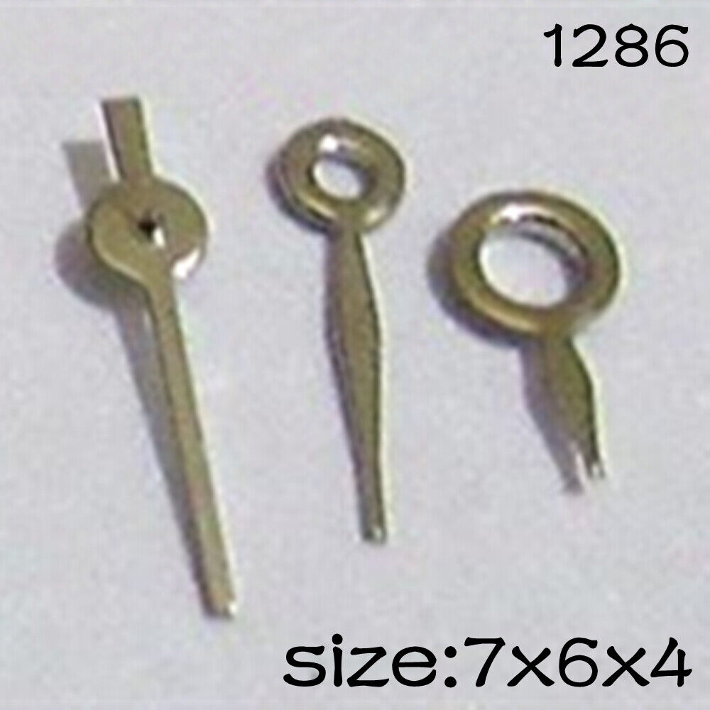Silver Set of Watch Hands for Miyota 2015 Movement 7mm/6mm/4mm Length NO.1286
