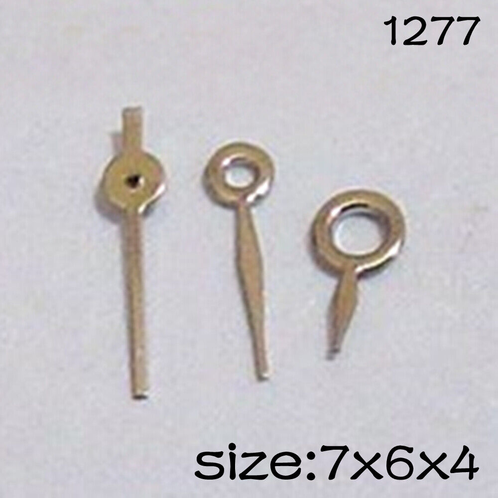 Silver Set of Watch Hands for Miyota 2015 Movement 7mm/6mm/4mm Length NO.1277