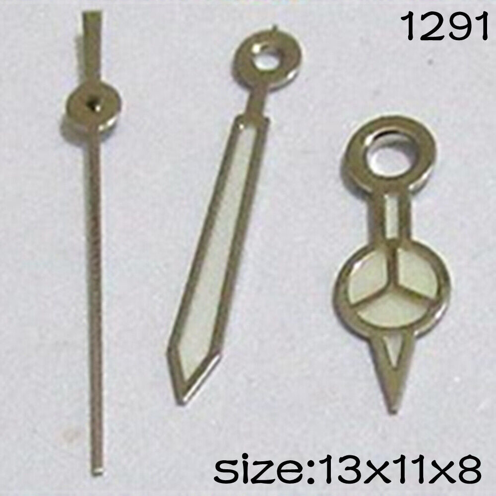 Luminous Set of Watch Hands for Miyota 2015 Movement 13mm/11mm/8mm Length #1291