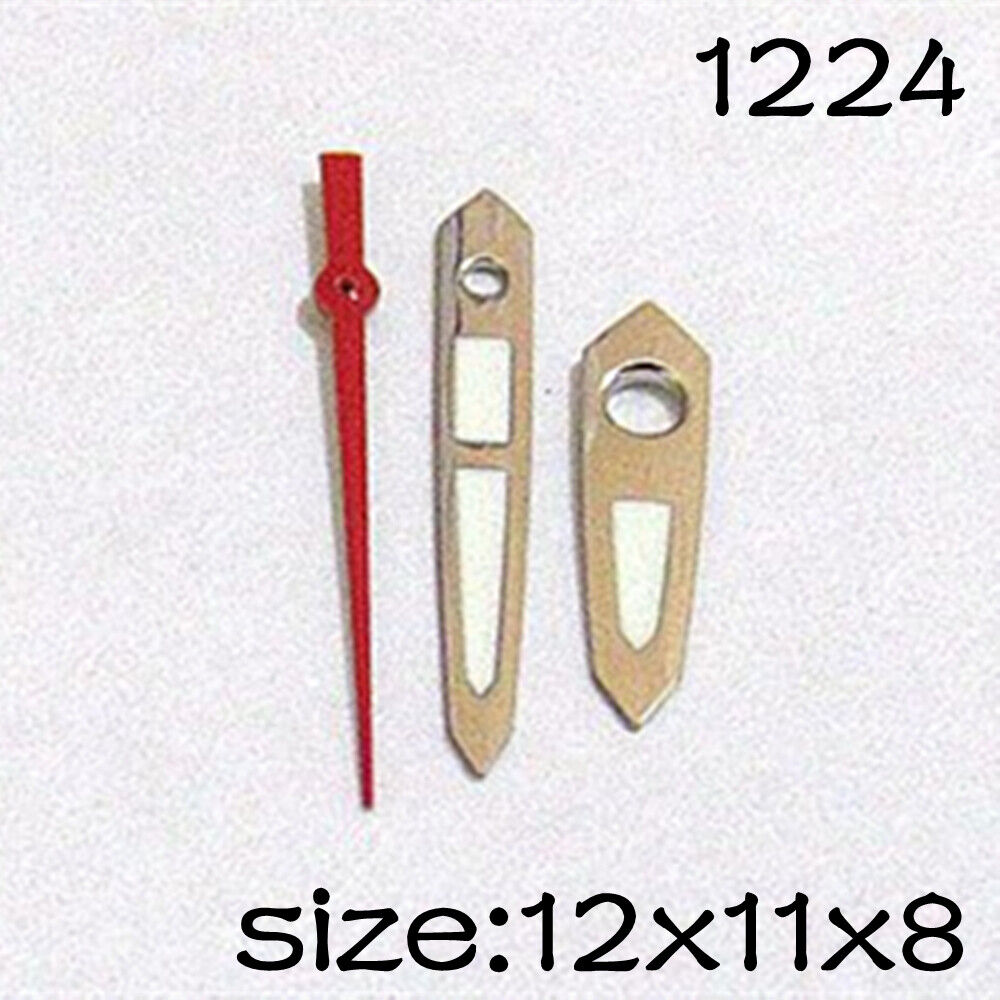 Luminous Set of Watch Hands for Miyota 2115 Movement 12mm/11mm/8mm Length #1224