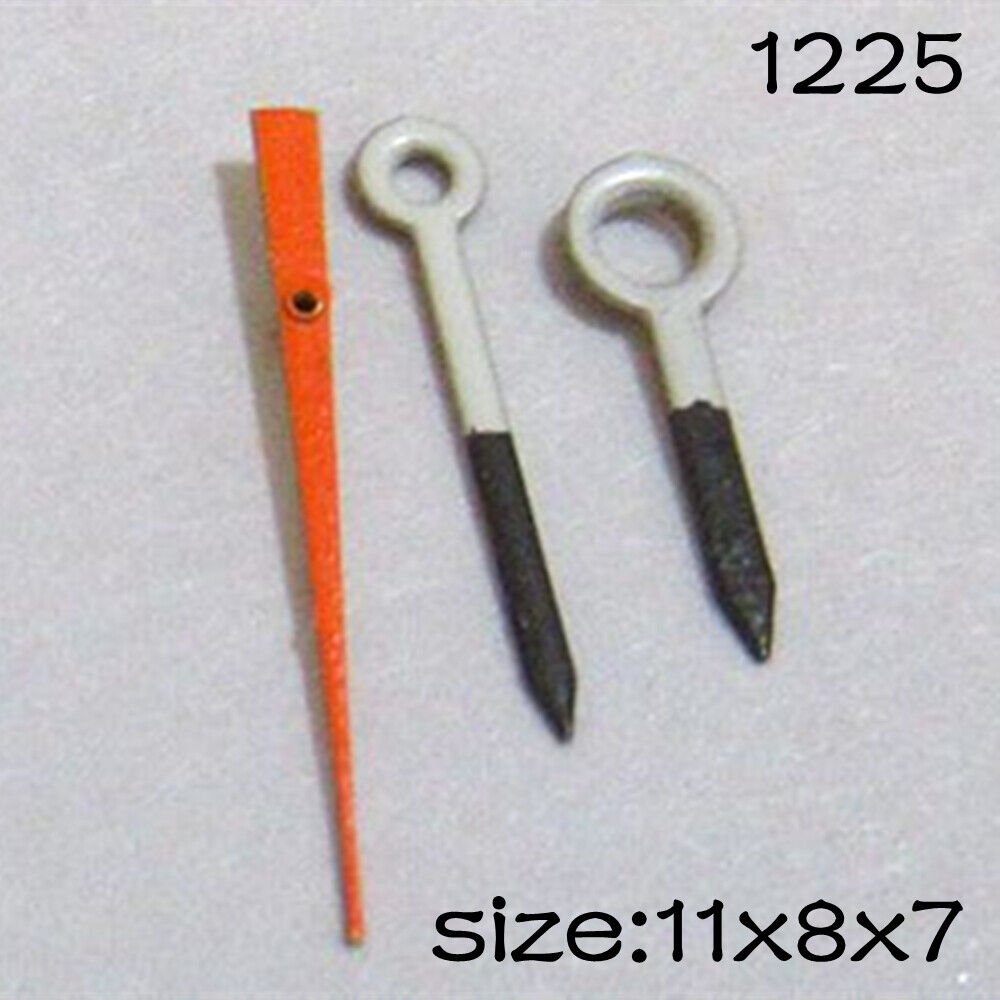 Black Set of Watch Hands for Miyota 2035 Movement 11mm/8mm/7mm Length NO.1225