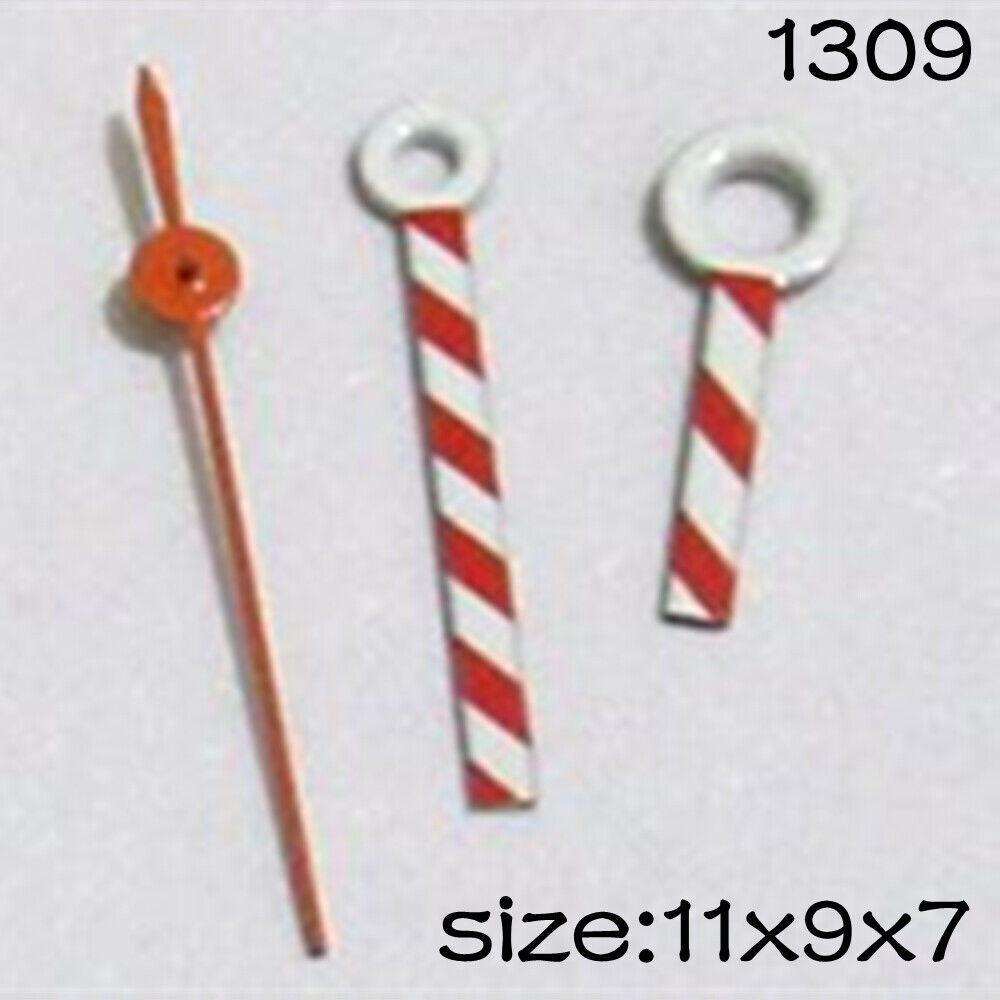 Red Set of Watch Hands for Miyota 2015 Movement 11mm/9mm/7mm Length NO.1309