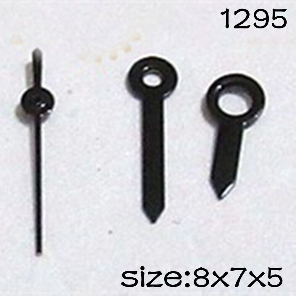Black Set of Watch Hands for Miyota 2015 Movement 8mm/7mm/5mm Length NO.1295