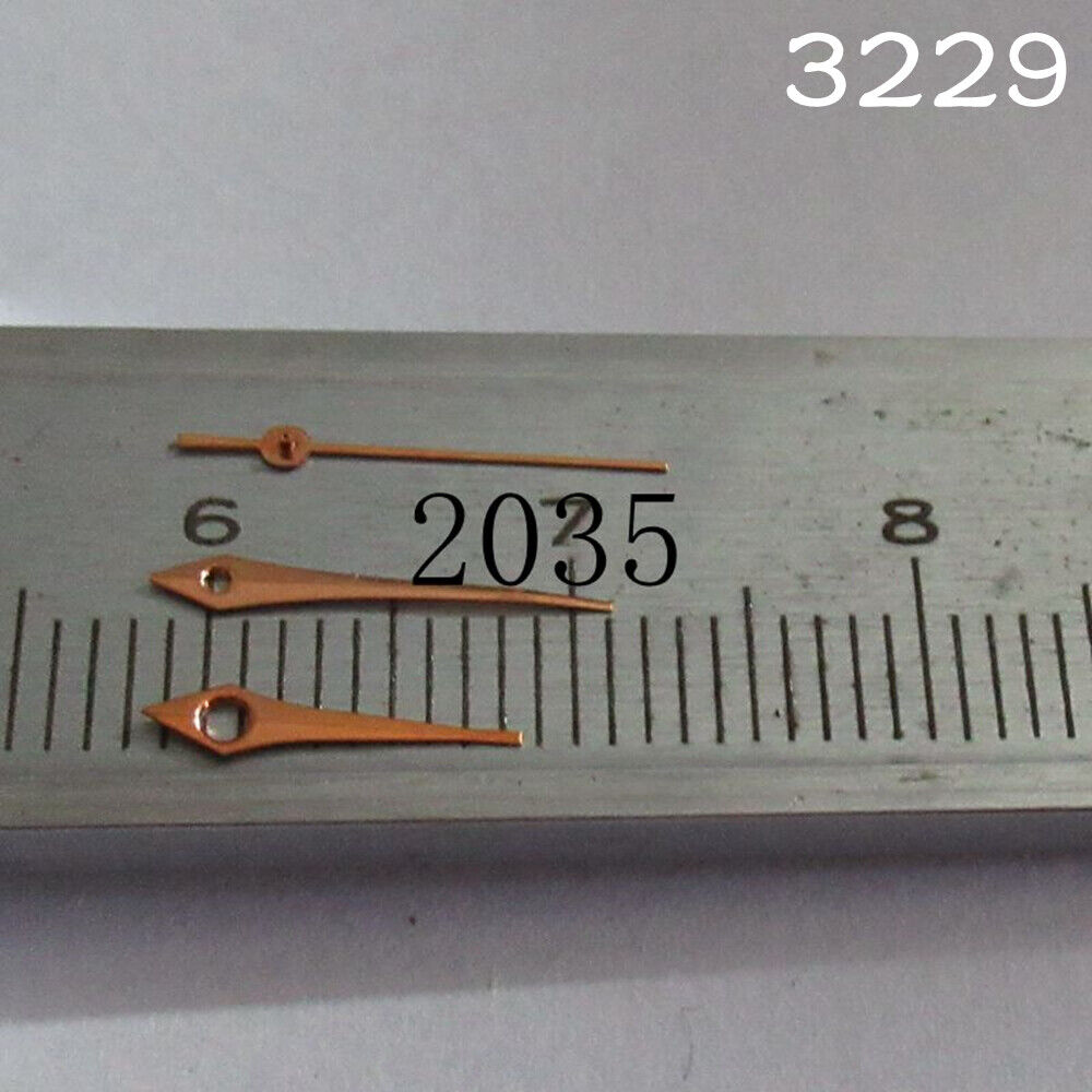 Rose Golden New Set of Watch Hands for Miyota 2035 Movement NO.3229