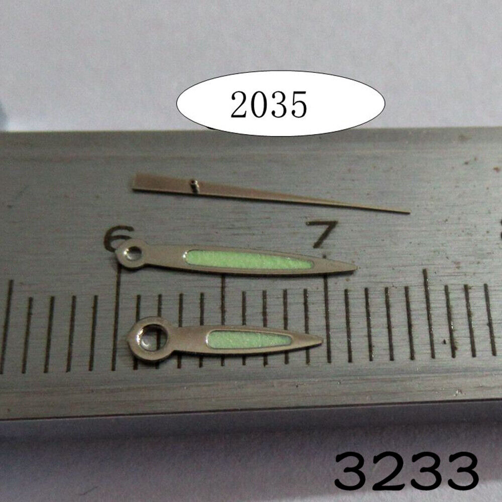 Luminous Set of Watch Hands for Miyota 2035 Movement NO.3233