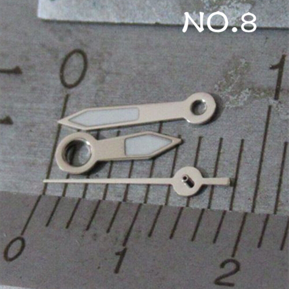 Luminous Set of Watch Hands for Miyota 2035 Movement NO.8
