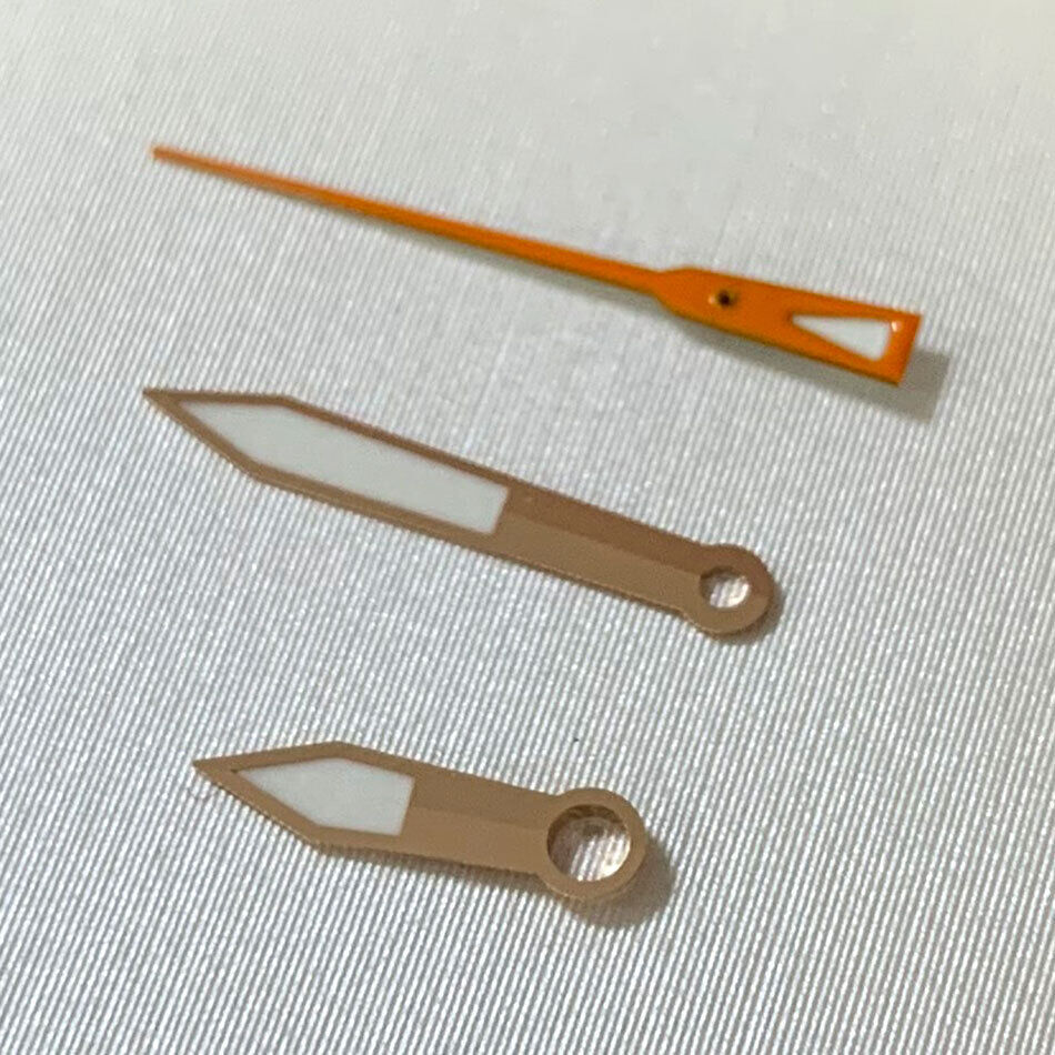 Green Luminous Watch Hands Sets for NH35A/NH36A/4R36 Movement 7.5/12/12mm B12